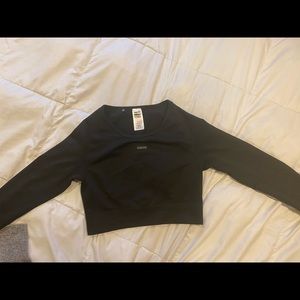 GYMSHARK flex sports long sleeve crop top